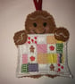 Gingerbread quilter Decoration - Image 1