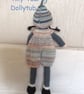 knitted doll - Tilly Teal - Image 5
