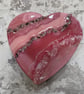 Resin Geode Heart Plaque - made to order