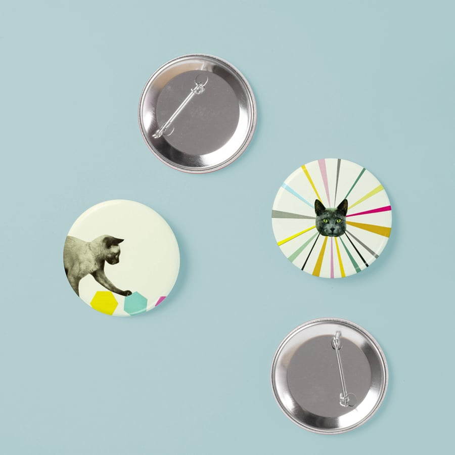 Cat Badge Set - Cat's Club