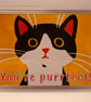 A PURRFECT CAT VALENTINE'S CARD AND MAGNET GIFT - Image 3