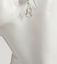 Sterling Silver Mobius Chainmaille Earrings  - Image 3