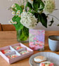 Handmade Personalised Floral Biscuit Gift Box, Hand Iced Cookies  - Image 6