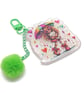 Rainbow Bag Charm, Handmade in Resin with PomPom - Image 4