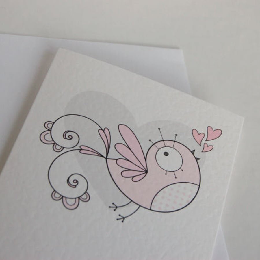 new baby card (pink)