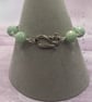 Amazonite stone bracelet with silver teapot charm - Image 5