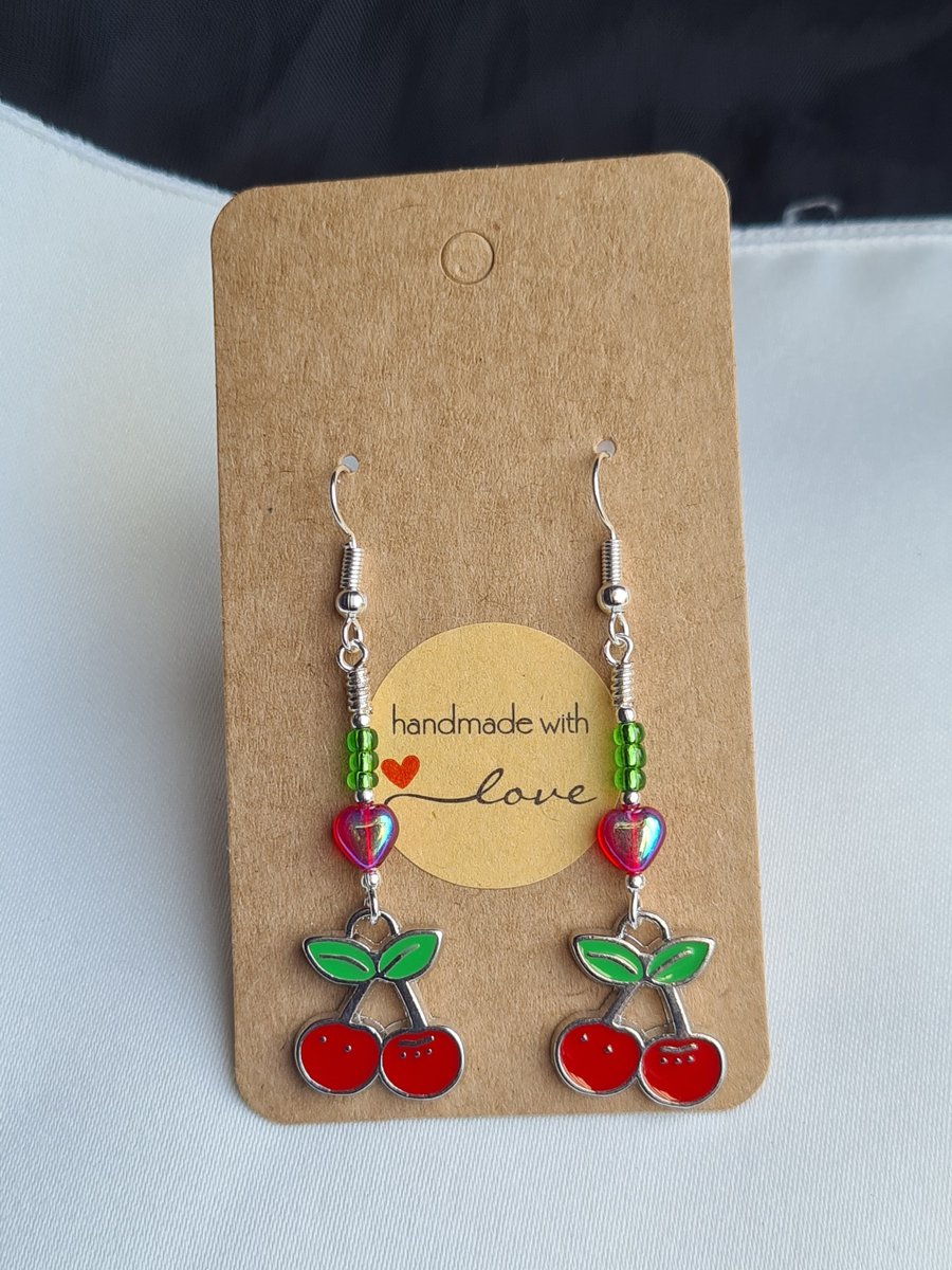 Gorgeous Cherry Earrings - Design 2