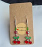 Gorgeous Cherry Earrings - Design 2 - Image 1