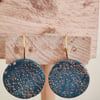 Starry night polymer clay  earrings