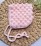 Summer Seconds Bobble Pixie Bonnet, Crochet Baby &  Child Hat 12 Months