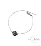 Natural Black Pearl Flower Bracelet With 925 Sterling Silver Chain - Image 8
