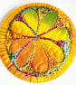 Seconds Sunday Badges - 58mm - Flower Badge - Free Machine Embroidery  - Image 1