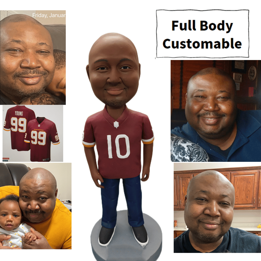 Custom man Bobblehead,Personalized Gifts For Him,family custom bobblehead