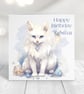Personalised Fantasy Cats Birthday Card Design 2