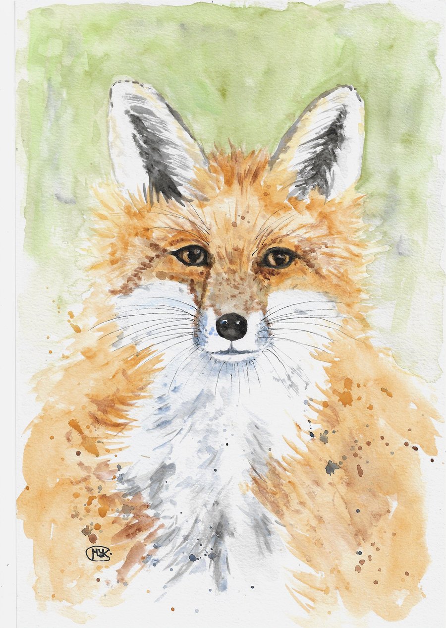 Fox. Original Painting