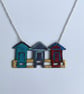 Hand Enamelled Wells-next-the-Sea Beach Huts - Image 1