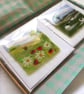 Set of 4 needle felted Seasons greetings card collection