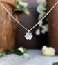 Handmade Silver Blossom Necklace