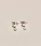 Abstract Recycled Silver Earrings - Image 3