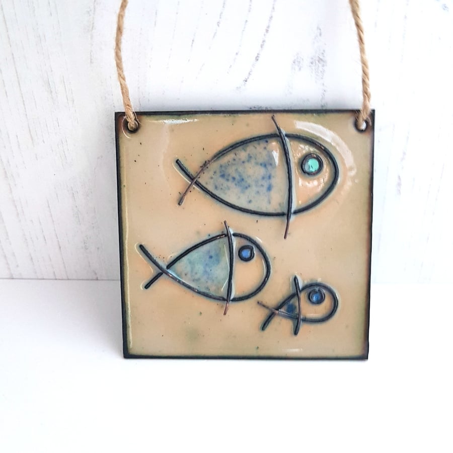 Enamel Fish Wall Hanging