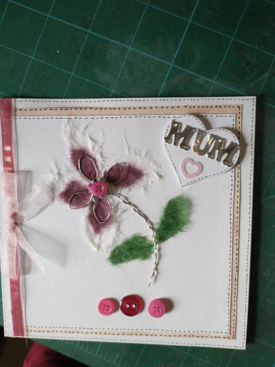 Floral card for mum