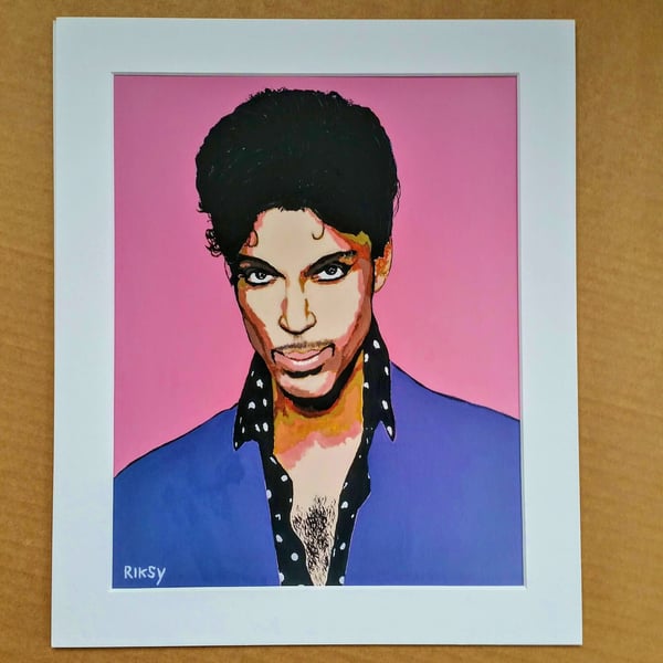 PRINCE - ART PRINT WITH MOUNT