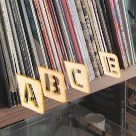 A-Z Dividers For Vinyl Records - Alphabetical Order, LP Organiser, Album Separat