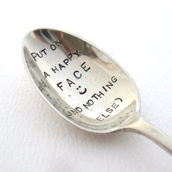 Naturism Coffee Spoon, Put on a happy face (and nothing else)