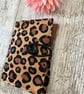 Fabric tea bag holder case pouch tea sachets leopard print animal travel work we - Image 3