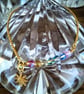 Rainbow Crystal & Sun Charm Adjustable Gold Chain Slider Bracelet - Image 3