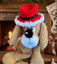 Handmade Crochet Plush Dog Toy Amigurumi Character Collectible Display Decor - Image 3