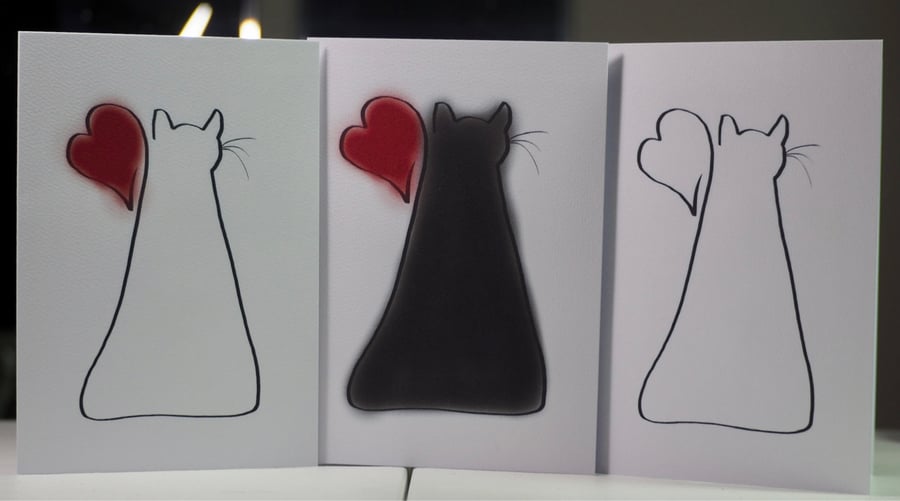 Feline the Love, Blank Card