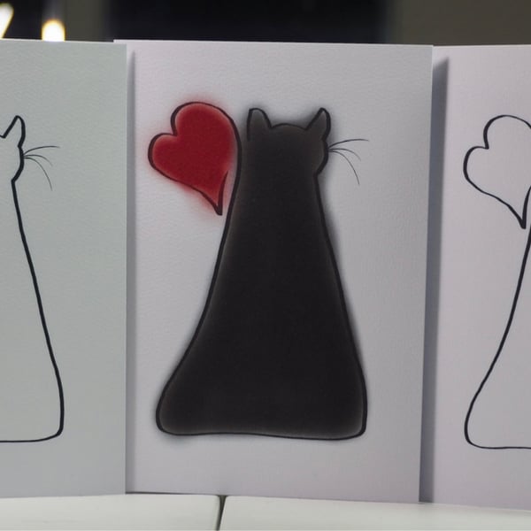 Feline the Love, Blank Card