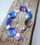  Handmade Coloured Titanium Disc and Sterling Silver Bracelet - UK Free Post - Image 5