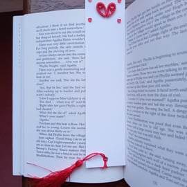 Quilled Heart Bookmark 