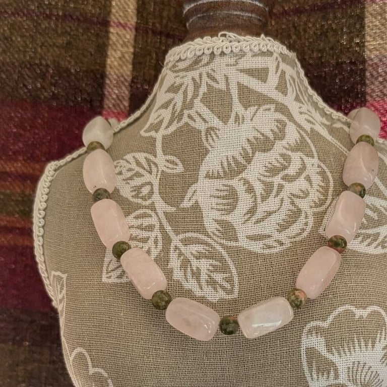 "Pink Quartz" Necklace 