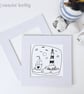 Breezy Day Lighthouse, line illustration, Giclee print - Image 4