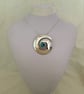 Large Swirl Pendant in Peacock Colours - Image 5