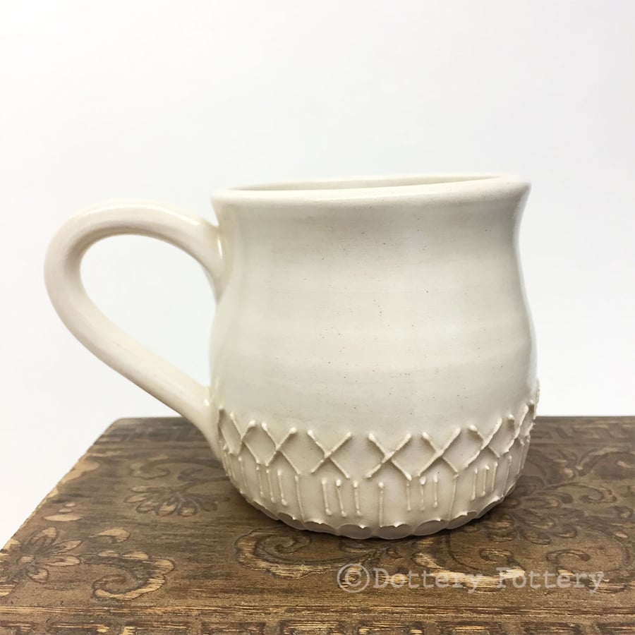 Ceramic cup hand thrown mug pottery mug coffee cup tea mug
