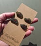Set of four green sea glass buttons - Image 1