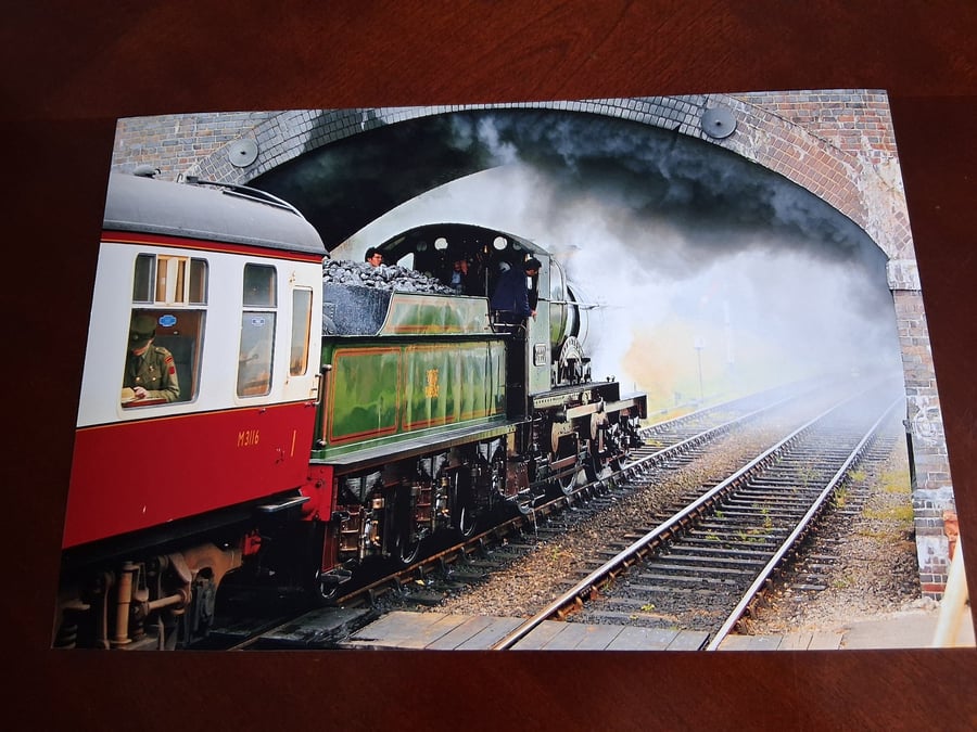 TRAIN PHOTO 12 X 8