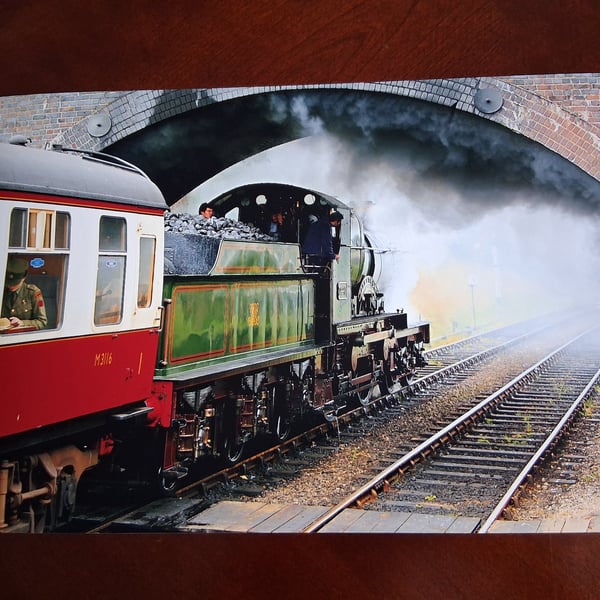 TRAIN PHOTO 12 X 8