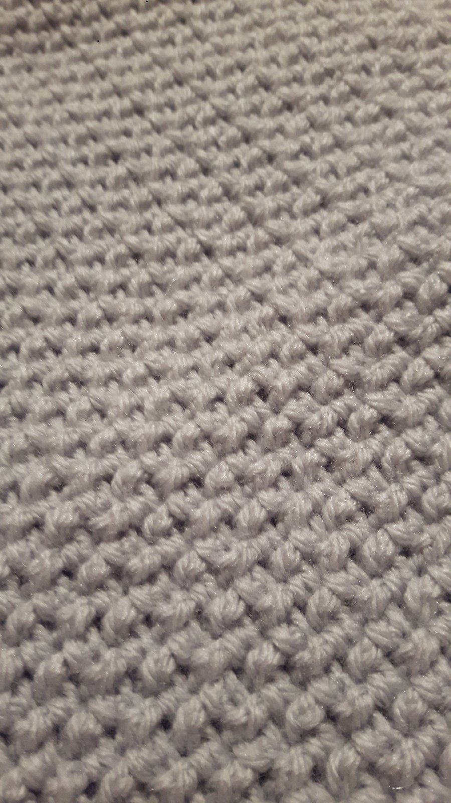 Crochet Baby Blanket - Grey