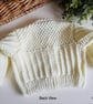Hand Knitted Baby Cardigan & Booties Set Pale Lemon Size 0 - 3 months size - Image 6