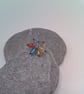 Adjustable Cocktail Ring With Mixed Colour Crystal Flower, Gift for Her, Ring - Image 6