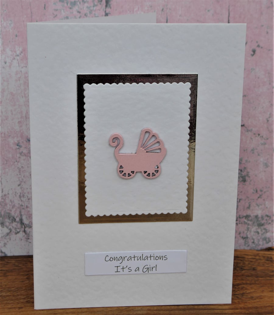 C4749   New Baby Card  It's a Girl