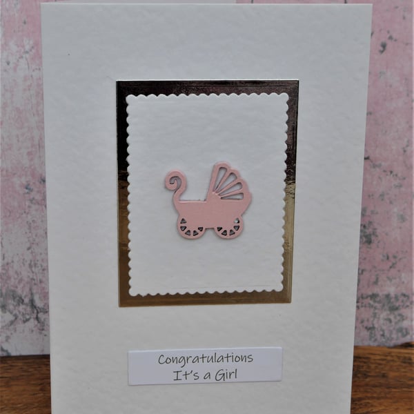 C4749   New Baby Card  It's a Girl
