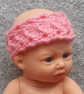 KNITTING PATTERN PDF Preemie Pink Headbands - Image 4