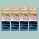 Super Seconds Seascape 4 Bookmarks Set -316