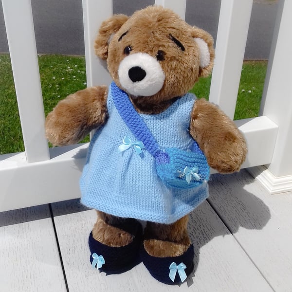 KNITTING PATTERN PDF Shoulder Bag for Teddy